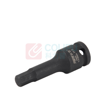 锐壹 内六角旋具套筒 H8 3/8" 长度60mm 六角风炮起子汽车维修重型套筒气动套筒头 5个/包