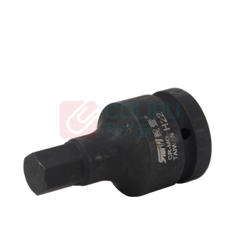锐壹 内六角旋具套筒 H22 1" 长度100mm 六角风炮起子汽车维修重型套筒气动套筒头