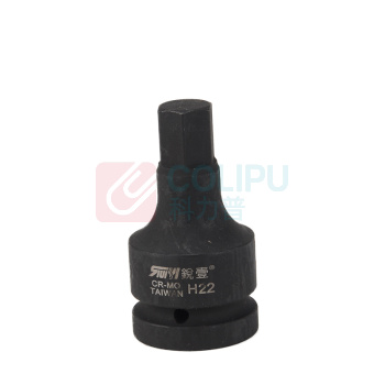 锐壹 内六角旋具套筒 H22 1" 长度100mm 六角风炮起子汽车维修重型套筒气动套筒头