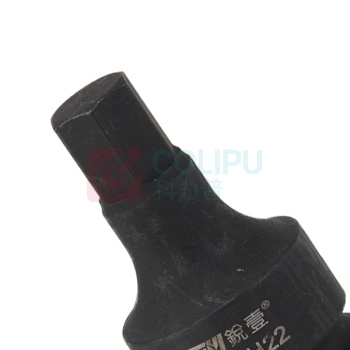 锐壹 内六角旋具套筒 H22 1" 长度100mm 六角风炮起子汽车维修重型套筒气动套筒头
