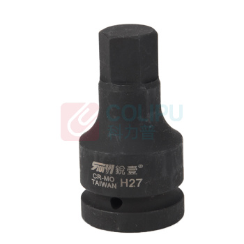 锐壹 内六角旋具套筒 H27 1" 长度100mm 六角风炮起子汽车维修重型套筒气动套筒头