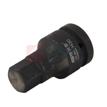 锐壹 内六角旋具套筒 H30 1" 长度100mm 六角风炮起子汽车维修重型套筒气动套筒头