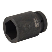 锐壹 外六角套筒 H42 1” 长度80mm 六角风炮汽车维修重型套筒气动套筒头