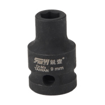 锐壹 外六角套筒 H9 1/2” 长度40mm 六角风炮汽车维修重型套筒气动套筒头 10个/包