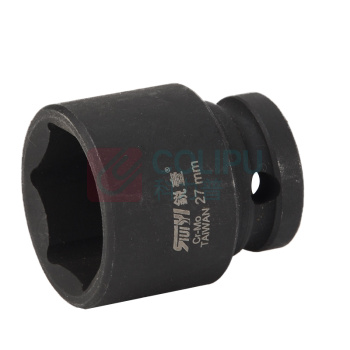 锐壹 外六角套筒 H27 1/2" 长度40mm 六角风炮汽车维修重型套筒气动套筒头 5个/包