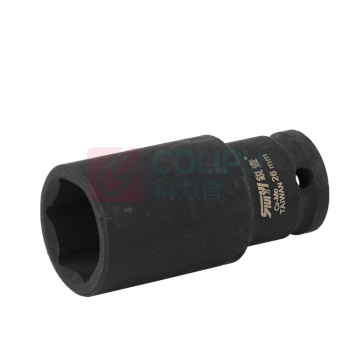 锐壹 外六角套筒 H26 1/2" 长度78mm 六角风炮汽车维修重型套筒气动套筒头 6个/包