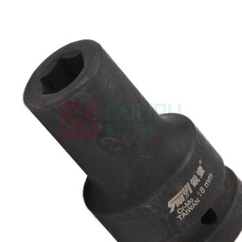 锐壹 外六角套筒 H18 1" 长度80mm 六角风炮汽车维修重型套筒气动套筒头 2个/包