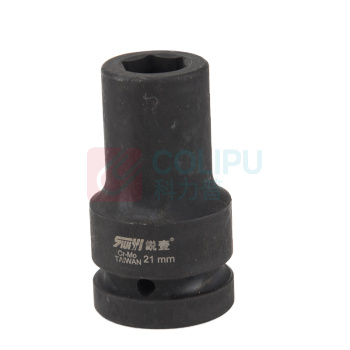 锐壹 外六角套筒 H21 1" 长度80mm 六角风炮汽车维修重型套筒气动套筒头 2个/包