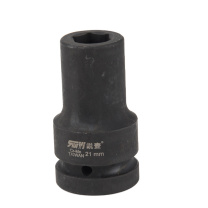 锐壹 外六角套筒 H21 1” 长度80mm 六角风炮汽车维修重型套筒气动套筒头 2个/包
