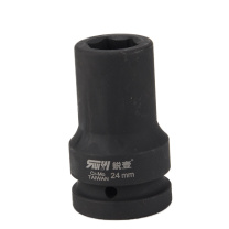 锐壹 外六角套筒 H24 1” 长度80mm 六角风炮汽车维修重型套筒气动套筒头 2个/包
