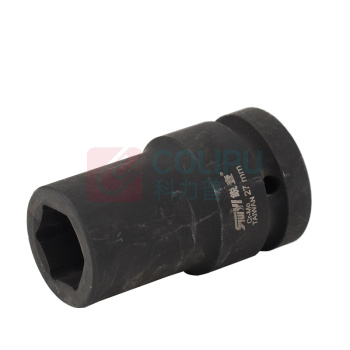 锐壹 外六角套筒 H27 1" 长度80mm 六角风炮汽车维修重型套筒气动套筒头 2个/包