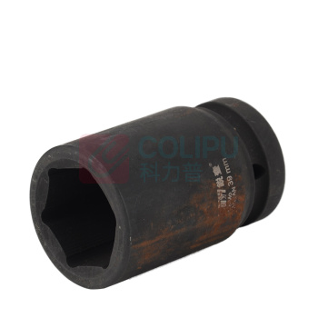 锐壹 外六角套筒 H39 1" 长度80mm 六角风炮汽车维修重型套筒气动套筒头