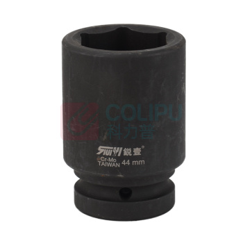 锐壹 外六角套筒 H44 1" 长度80mm 六角风炮汽车维修重型套筒气动套筒头