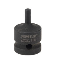 锐壹 内六角旋具套筒 H5 1/2” 长度40mm 六角风炮起子汽车维修重型套筒气动套筒头 8个/包