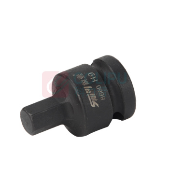锐壹 内六角旋具套筒 H9 1/2" 长度40mm 六角风炮起子汽车维修重型套筒气动套筒头 8个/包