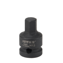 锐壹 内六角旋具套筒 H13 1/2” 长度40mm 六角风炮起子汽车维修重型套筒气动套筒头 8个/包