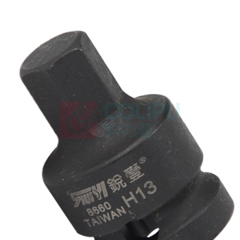 锐壹 内六角旋具套筒 H13 1/2" 长度40mm 六角风炮起子汽车维修重型套筒气动套筒头 8个/包