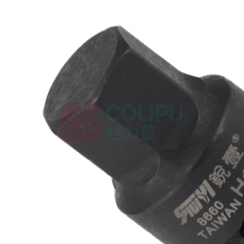锐壹 内六角旋具套筒 H17 1/2" 长度40mm 六角风炮起子汽车维修重型套筒气动套筒头 6个/包