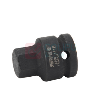 锐壹 内六角旋具套筒 H18 1/2" 长度40mm 六角风炮起子汽车维修重型套筒气动套筒头 6个/包