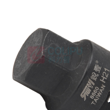 锐壹 内六角旋具套筒 H21 1/2" 长度40mm 六角风炮起子汽车维修重型套筒气动套筒头 6个/包