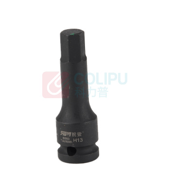 锐壹 内六角旋具套筒 H13 1/2" 长度78mm 六角风炮起子汽车维修重型套筒气动套筒头 6个/包