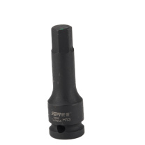锐壹 内六角旋具套筒 H13 1/2” 长度78mm 六角风炮起子汽车维修重型套筒气动套筒头 6个/包