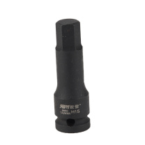 锐壹 内六角旋具套筒 H15 1/2” 长度78mm 六角风炮起子汽车维修重型套筒气动套筒头 6个/包