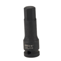 锐壹 内六角旋具套筒 H16 1/2” 长度78mm 六角风炮起子汽车维修重型套筒气动套筒头 6个/包