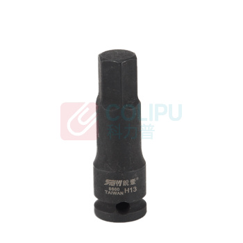 锐壹 内六角旋具套筒 H13 3/8" 长度60mm 六角风炮起子汽车维修重型套筒气动套筒头 5个/包