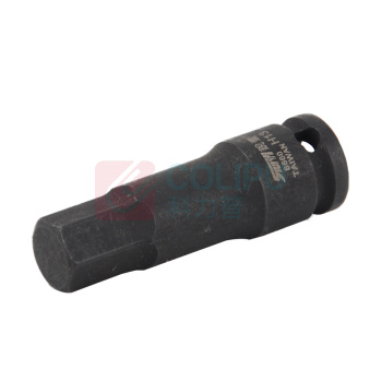 锐壹 内六角旋具套筒 H13 3/8" 长度60mm 六角风炮起子汽车维修重型套筒气动套筒头 5个/包