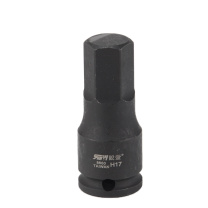 锐壹 内六角旋具套筒 H17 3/8” 长度60mm 六角风炮起子汽车维修重型套筒气动套筒头 5个/包