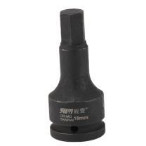 锐壹 内六角旋具套筒 H18 3/4” 长度100mm 六角风炮起子汽车维修重型套筒气动套筒头 2个/包