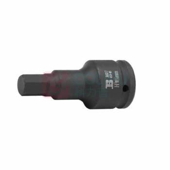 波斯工具 19mm系列优质铬钼钢风动六角旋具套筒19mm BS365019 公差±3mm