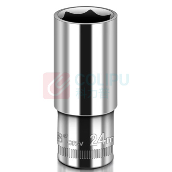 威力狮 Wynn's 1/2"加长型镜面铬钒钢套筒 W0561Q 铬钒钢 78*24mm 公制 镜面抛光
