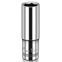威力狮 Wynn's 1/2”加长型镜面铬钒钢套筒 W0561K 78* 18mm 公制 铬钒钢 镜面精抛光