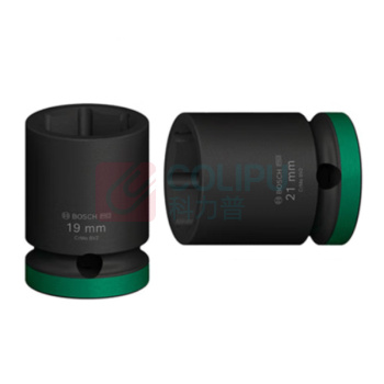 博世 BOSCH 1/4”套筒 6/7/8/9/10/11/12/13/14mm(长50mm),9支装 2608003035