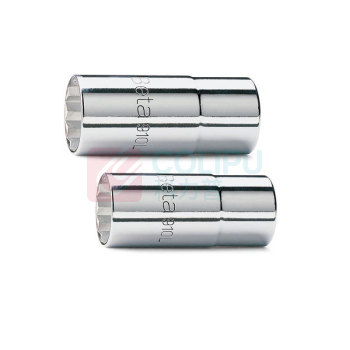 百塔 加长十二方套筒 C1101898 3/8in系列×17mm