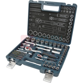 博世 BOSCH 80件1/4“和1/2"套筒组套 1600A03AD0