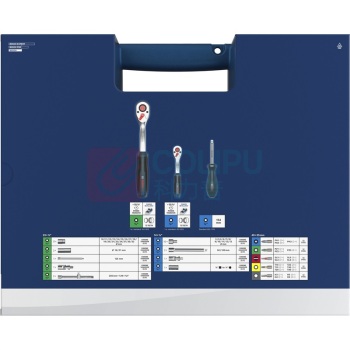 博世 BOSCH 80件1/4“和1/2"套筒组套 1600A03AD0
