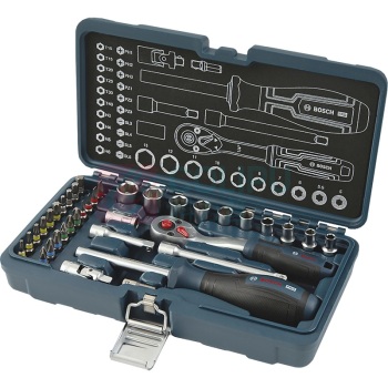 博世 BOSCH 37件1/4“套筒组套 1600A03AC7
