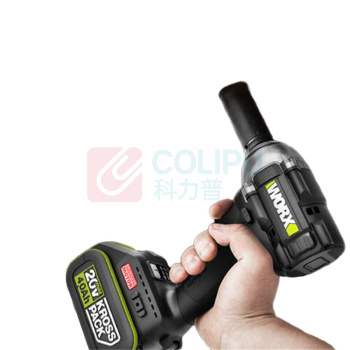 威克士 20V无刷电动扳手风炮锂电充电大扭力冲击扳手工具 WE272 20V, 4.0双电