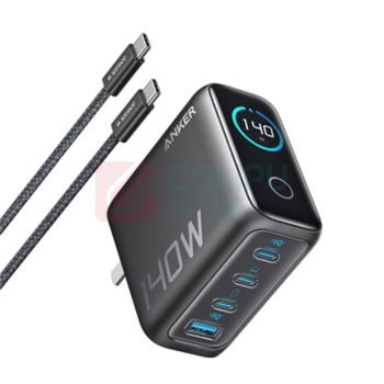 安克 ANKER 充电器 A2697 智显充140W (深灰)