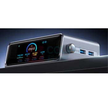 安克 ANKER 氮化镓充电器 A2345 桌面充pro+250W (科技灰)