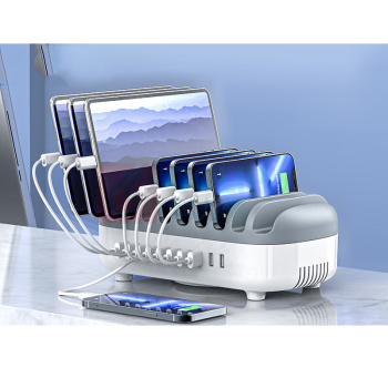 奥睿科(ORICO) 充电器 ORICO-DUK-10P-DX-WH-BP 1个/个 销售单位:个 (充电器\AC100-240V/DC5V 2.4A) (计量单位:个)