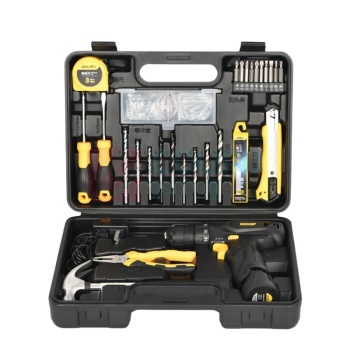 得力 deli 锂电钻工具套装 DL1028L 28件套 (黑)