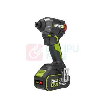 威克士 20V 大扭矩无刷锂电冲击起子机 WHB60 2*5.0Ah battery+1*6A charger，挂钩，批头夹,批头；层叠箱WA4229 