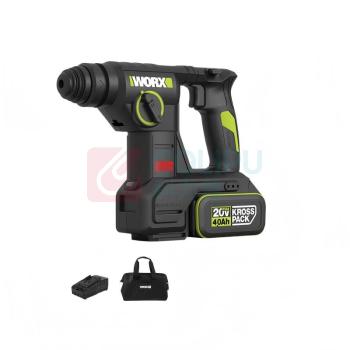威克士 电锤冲击钻 WU384T 20V 4.0Ah锂电电池包*1,2A充电器*1
