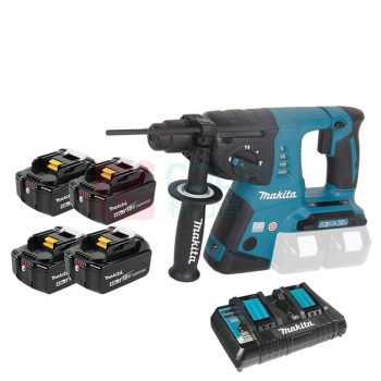 牧田 MAKITA 充电式电锤 DHR263PM4 26mm(1") 4.0Ah