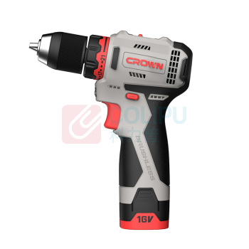 皇冠 CROWN 16V无刷电钻 CT21099HMX-2 TB 两电一充/2.0Ah电池/空载转速0-420/0-1400r/min