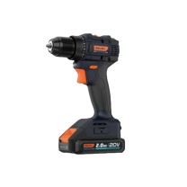 得力工具 无刷锂电手电钻 C100 含电池包*2 20V 400W 50N.m 两电一充